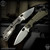 Strider Knives Folder: SnG Dagger Grind - Stonewashed/Dirty Olive G10 DGG