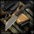 RMJ Tactical Fixed Blade: COHO (Magnacut) - Tungsten Monkey Edge FRAG Pattern