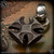 Starlingear Pendant: Maltese Cross w/Slickster (Large) - Silver Textured