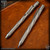 Nottingham Tactical Pen: G2 Full Size - Titanium Spiral Fluted w/Dots