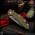 Hinderer Knives: XM-18 3.5 inch Skinny Slicer w/Tri-Way - Battle Bronze