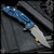 Hinderer Knives: XM-18 3.5 inch Bowie w/Tri-Way - Battle Blue