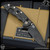 Hinderer Knives: XM-18 3.5 inch Skinny Slicer w/Tri-Way - Battle Black