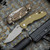 Hinderer Knives: XM-18 3.5 inch Harpoon Spanto - Battle Bronze