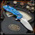 Hinderer Knives: XM-18 3.5 inch Slicer - Stonewashed Blue