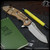 Hinderer Knives: XM-18 3.5 inch Skinner - Stonewashed Bronze