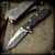 Hinderer Knives: Eklipse 3.5 Inch Harpoon Spanto - Stonewashed