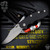 Hinderer Knives: XM-18 3.5 inch Non-Flipper Bowie - Stonewashed