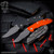 Hinderer Knives: XM-18 3.5 inch Non-Flipper Bowie - Working Finish