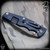 Hinderer Knives: Eklipse 3.5 Inch Harpoon Spanto - Battle Blue