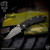 Hinderer Knives: XM-18 3.5 inch Non-Flipper Bowie - Battle Bronze