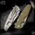 Hinderer Knives: Eklipse 3.5 Inch Skinny Slicer (Hollow Grind) - Stonewashed