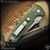 Pro-Tech Knives: Rockeye (Les George Design) - Stonewashed/Green - CCKS