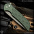 Pro-Tech Knives: Mordax - Acidwashed/Green Nexus - Blade Show