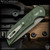 Pro-Tech Knives: Mordax - Acidwashed/Green Nexus - Blade Show