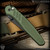 Pro-Tech Knives: Avalon (Peace Neighbor Design) - Black/Green - Blade Show