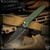 Pro-Tech Knives: Avalon (Peace Neighbor Design) - Black/Green - Blade Show