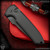 Pro-Tech Knives: Rockeye Operator (Les George Design) - Black/Black