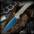 Pro-Tech Knives Custom: Mordax - Sapphire Blue/Stainless Nexus
