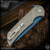 Pro-Tech Knives Custom: Mordax - Sapphire Blue/Stainless Nexus