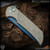 Pro-Tech Knives Custom: Mordax - Sapphire Blue/Stainless Nexus