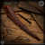 RMJ Tactical: Gold Point Red Stick War Club - Thunderbird - Dark Red