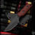 Strider Knives Fixed: DB - Black/Black Cherry Monkey Edge FRAG Pattern
