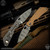 Strider Knives Folder: SMF Dagger Grind - Ghost Stripe/Tan G10 DGG
