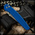 Pro-Tech Knives: Avalon (Peace Neighbor Design) - Satin/Blue