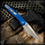Pro-Tech Knives: Avalon (Peace Neighbor Design) - Satin/Blue
