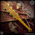 RMJ Tactical: Gold Point Small Aztec War Club - Death God - Green