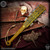 RMJ Tactical: Gold Point Small Aztec War Club - Death God - Green
