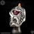Starlingear Bead: Slyclops - Silver/Malaya Garnet