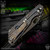 Mick Strider Custom: SnG Bowie Nightmare Grind - Two Tone/Magma Monkey Edge FRAG Pattern