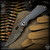 Mick Strider Custom: SnG Bowie Nightmare Grind - Two Tone/Magma Monkey Edge FRAG Pattern