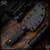 RMJ Tactical Fixed Blade: Unmei - Tungsten Monkey Edge FRAG Pattern (Magnacut)