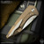 Koenig Knives: Mini Goblin Non-Flipper - Two Tone/Bronze