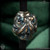 Dmitry Streltsov Bead: Netsuke Octopus - Cobalt