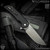 Pro-Tech Knives: Mordax - Stonewashed/Black Monkey Edge FRAG Pattern