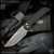 Pro-Tech Knives: Mordax - Stonewashed/Black Monkey Edge FRAG Pattern