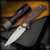 Shirogorov Knives: F95 Ursus - Tumbled/Maroon Micarta