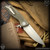 Shirogorov Knives: F95 Ursus - Tumbled/Green Micarta