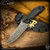 Kiku Matsuda Knives: Wakakusa - Acid Washed/Black G10