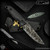 Kiku Matsuda Knives: Yamaboshi - Acid Etched/Black G10