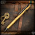 Fellhoelter TiBolt Pen - Brass Pixel Zirc Bolt + Tip + Cap - Cptn Axel Collab