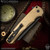 Pro-Tech Knives: Malibu Reverse Tanto - Black/AlBronze