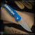 Pro-Tech Knives: TR-3 - Acidwashed/Blue Fish Scale - Blade 2026