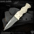 Brock Blades x Joe Watson: Sgian Dubh - Tumbled/Ivory G10
