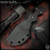 Brock Blades x Joe Watson: Sgian Dubh - Tumbled/Black G10