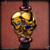 Dmitry Streltsov Bead: Tri-Skull Large - Titanium